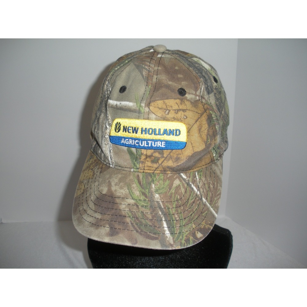 New Holland K-Products Camo Hat Kuckenbecker Tractor Co Fresno Madera Cap